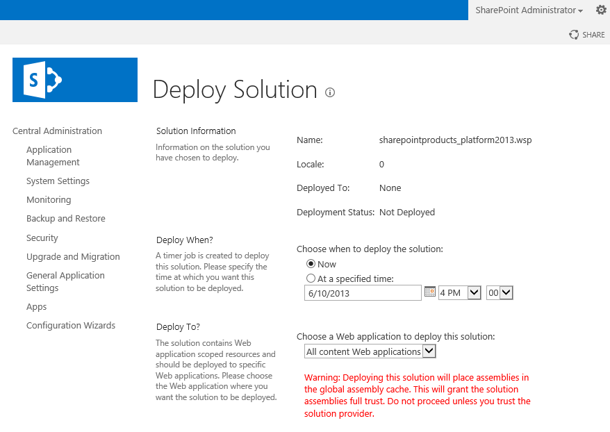 CentralAdmin_DeploySolution